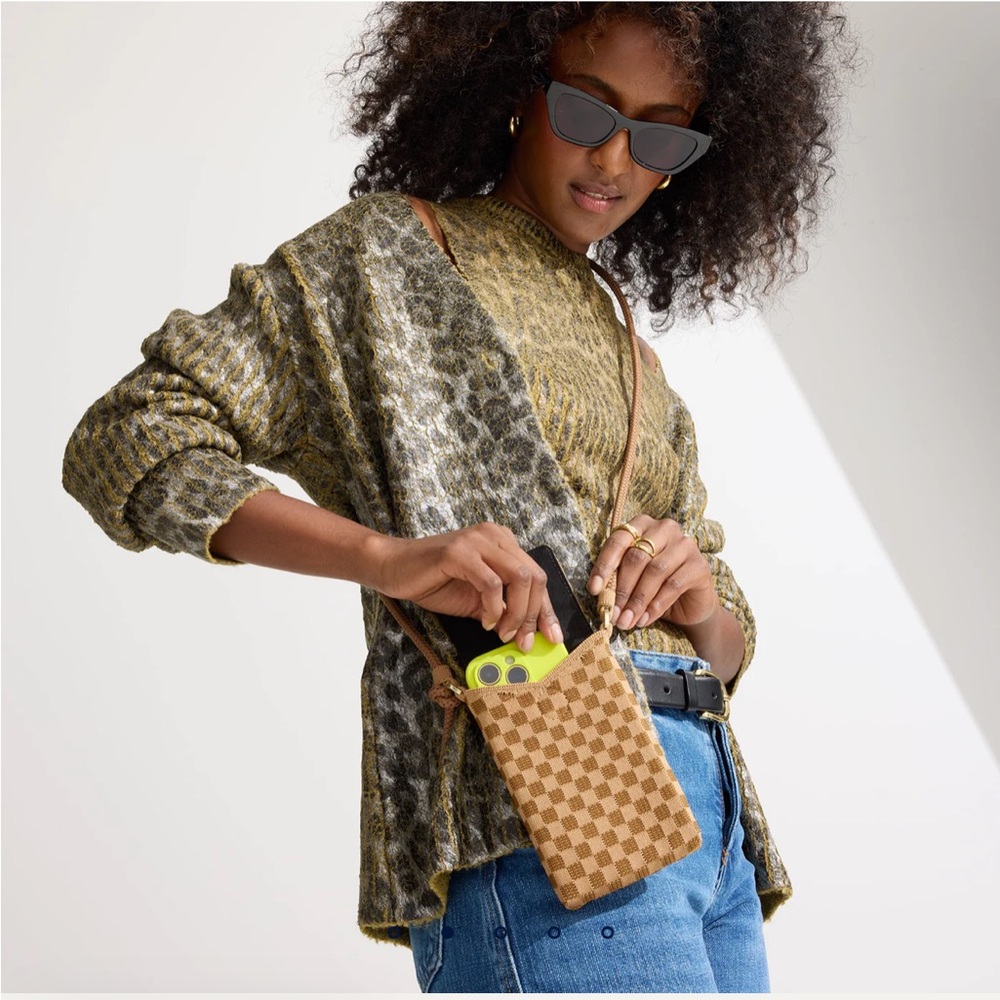Rothy's The Phone Crossbody in Hazelnut